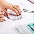 thumbnail image 3 of Reusable Metal Compass Set, Precision And Quality Drawing Tools For Students, Includes Ruler, Squares, Compass, Protractor, Pencils, Eraser, Sharpener, Refills, 3 of 4