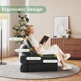 thumbnail image 4 of Huisuilinss Folding Sofa Bed,Convertible Sleeper Chair With Pillow,Portable Fold Out Chair Bed,Futon Sofa Bed,Folding Floor Couch,Foldable Mattress Back Support For Home Office Dorm Guest Use,Full, 4 of 7