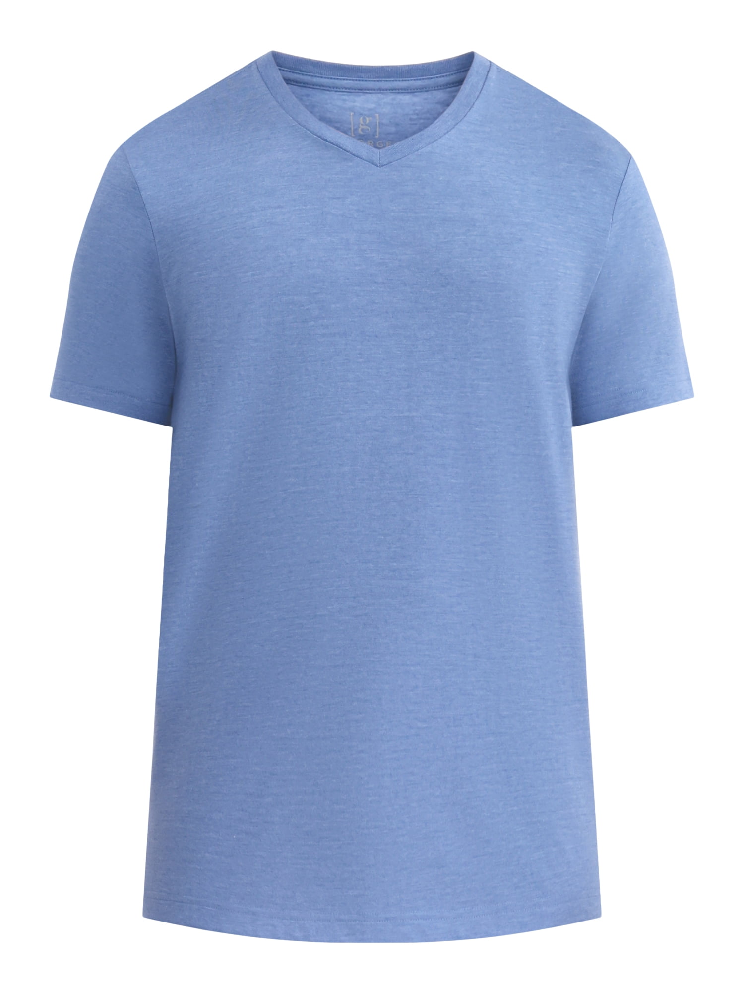 George Men's and Big Men's Lightweight V Neck Tee with Short Sleeves, 3-Pack, Sizes XS-3XL