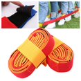 thumbnail image 1 of Cinta de carreras de 3 patas, carrera de tres patas Cuerda de unión elástica firme Cinta de carreras de 3 patas colorida para niños adultos D Apto para 15 Macarena Cuerdas de tres patas, 1 of 8