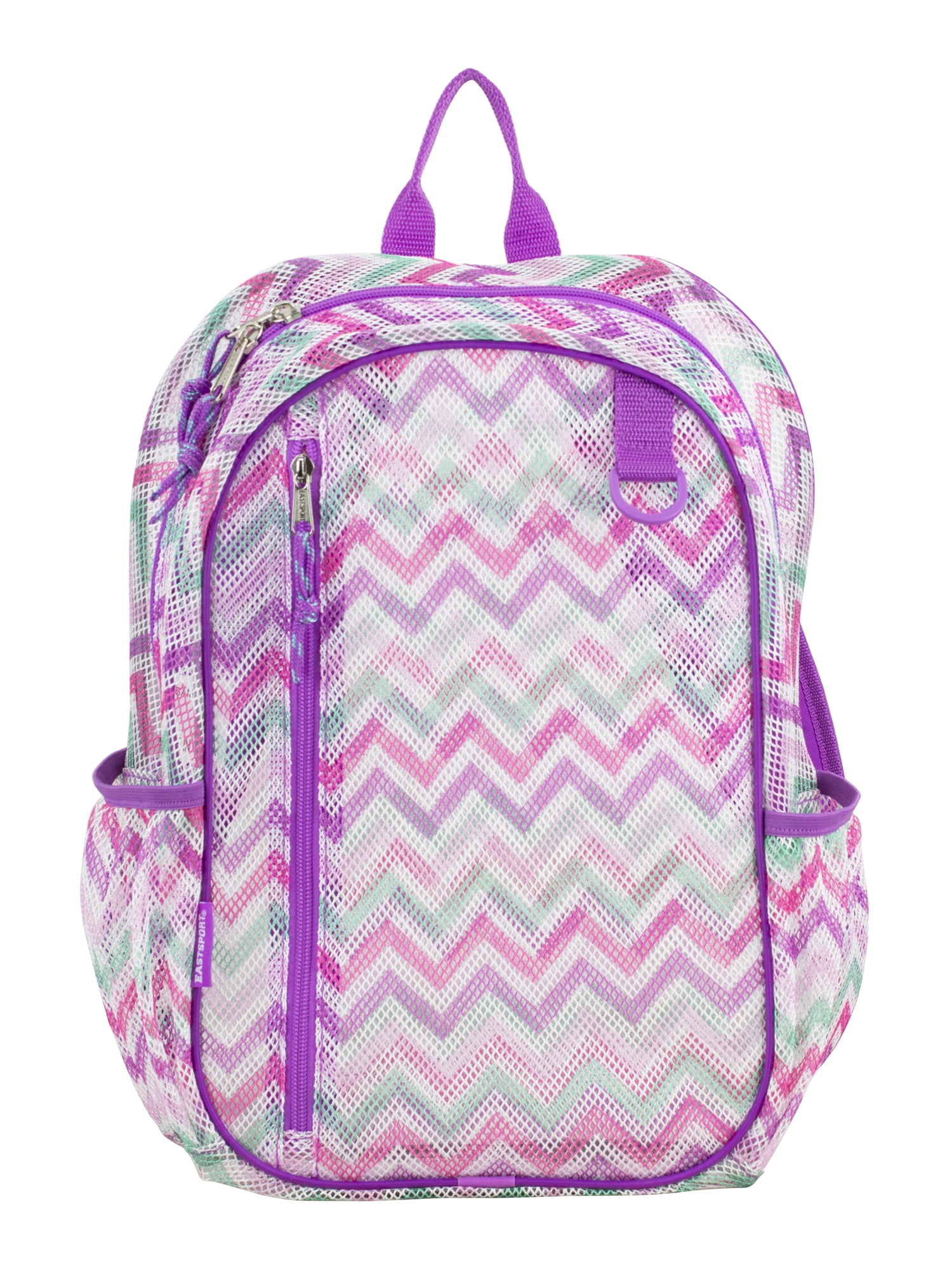 Eastsport Sport Mesh Backpack Purple, Large Main Compartment