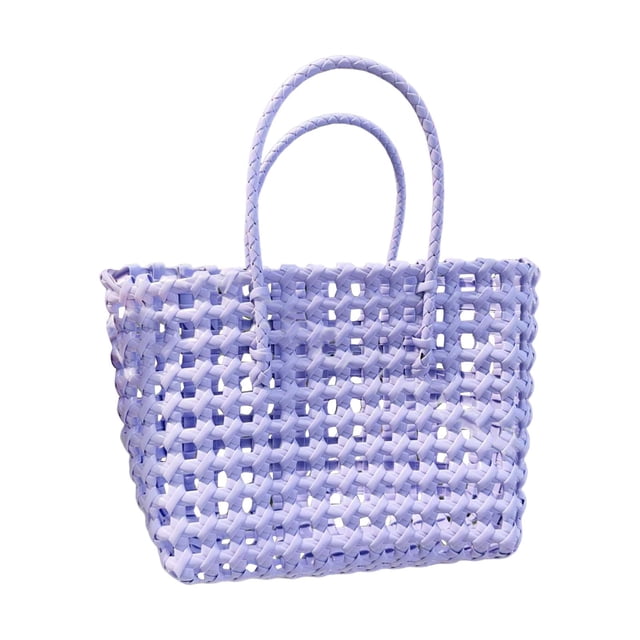 Bolso de mano tejido para mujer, transpirable, ideal para ir de compras o ir de fiesta.