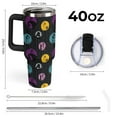 thumbnail image 2 of Women Men Nightmare Before Christmas Jack Sally 40 Oz Tumbler with Handle Stainless Steel Cup Reusable Insulated Water Bottle,With Leak Proof Lid And Straw for Iced Or Cold Birthday Gift, 2 of 6