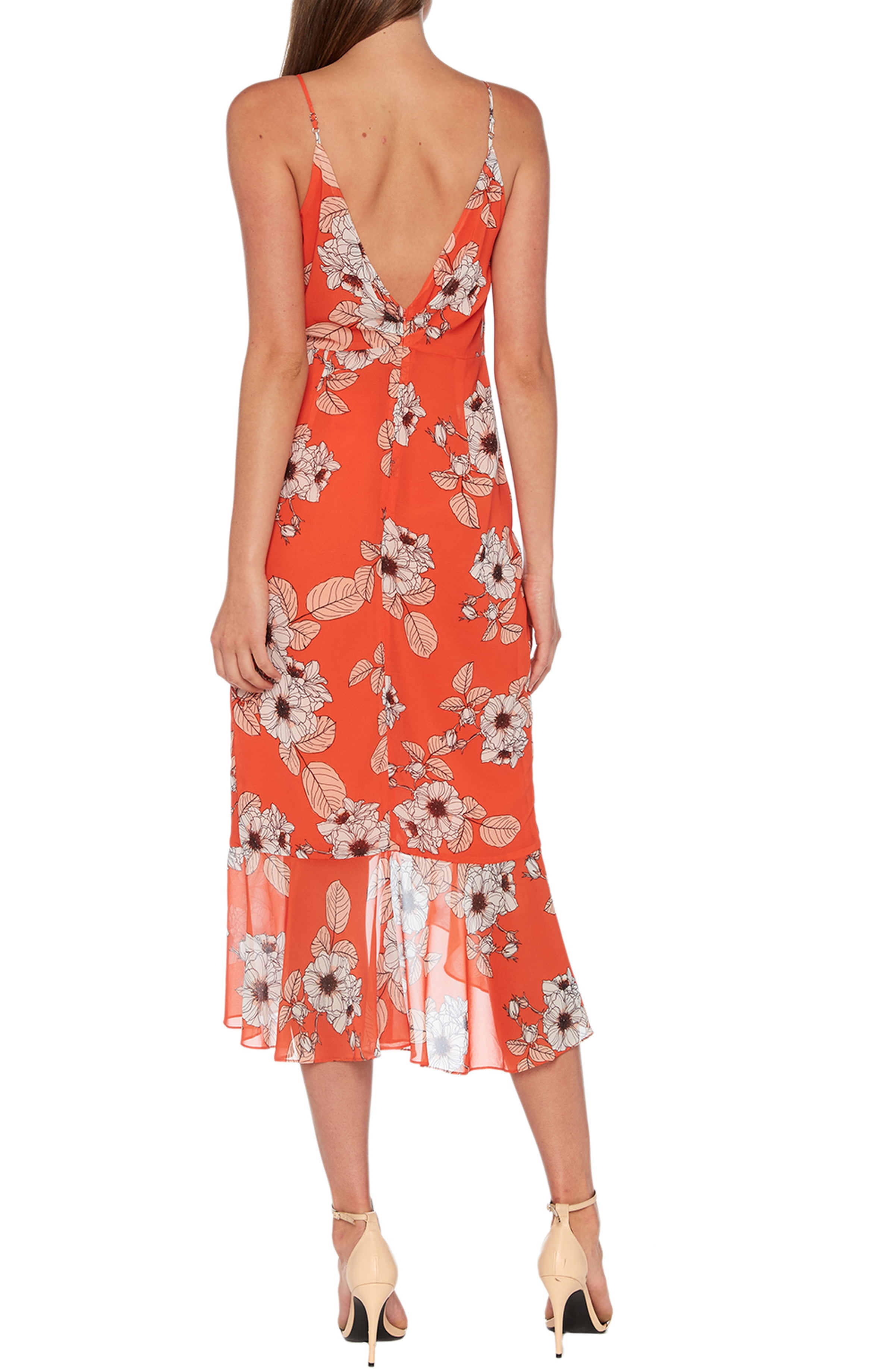 bardot fiesta floral dress