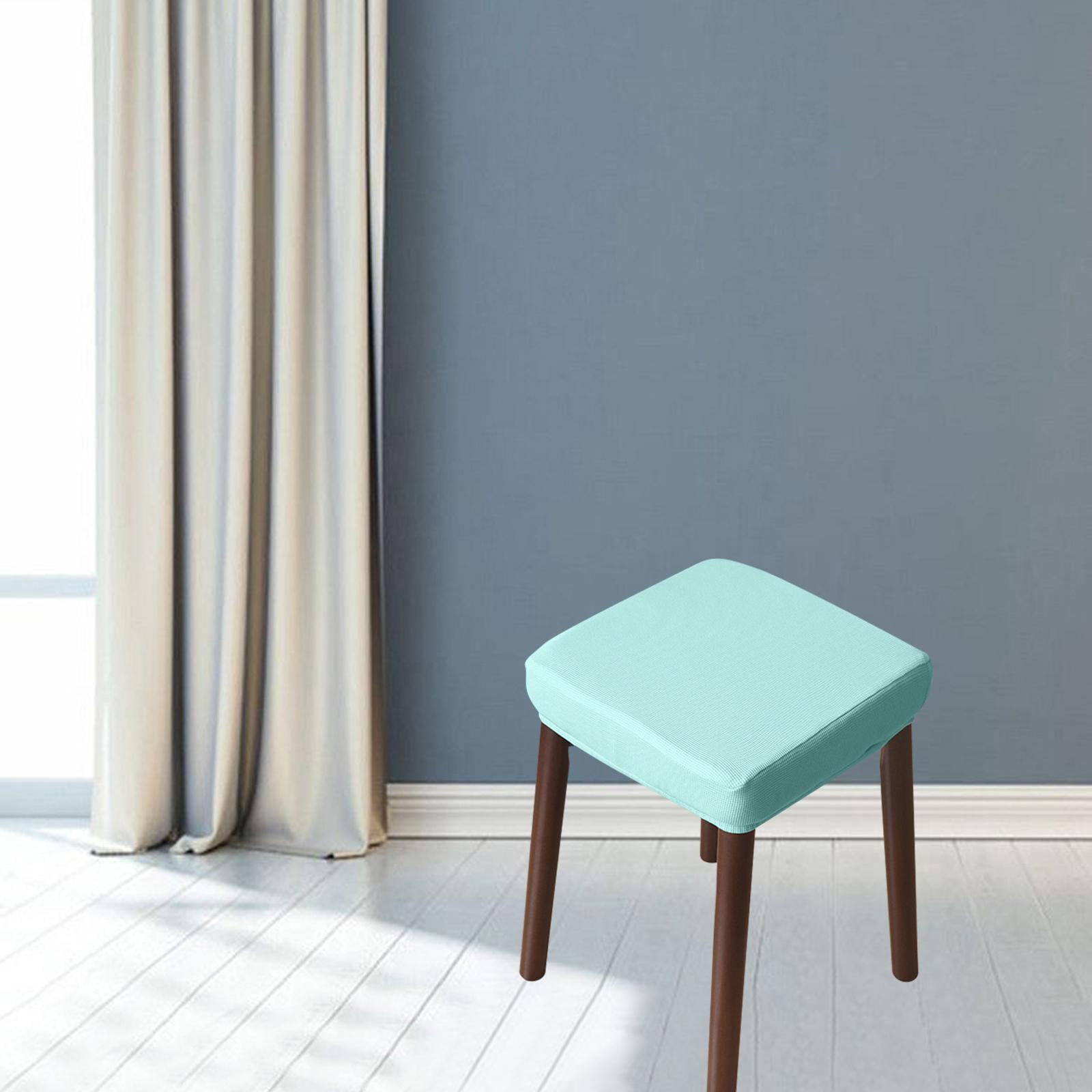 Square Bar Stool Cover Cushion with Elastic Stool Seat Cushion Elastic