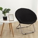 thumbnail image 3 of Funda para silla tipo platillo, funda elástica antideslizante de poliéster para silla tipo luna, para adultos Negro, 3 of 8