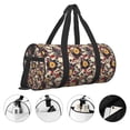 thumbnail image 3 of Pofeuu rock Skull record artist Print Travel Duffel Bag,Sports Tote Gym Bag,Shoulder Weekender Overnight Bag for Women Gym Bag, 3 of 6
