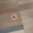 thumbnail image 2 of 8 PC No pise Pegatinas No hay pisos en Surface Sign Self AutoDhesive Peel y Stick Safety Advertencia de vinilo Decal para el piso al aire libre de la oficina, 2 of 5
