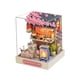 thumbnail image 4 of Kits de casas de muñecas en miniatura con luces LED, manualidades DIY, mini casa hecha a mano. Casa de fideos Sakuras, 4 of 9