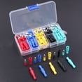 thumbnail image 1 of 100P car wire 5-color male and female bullet connector crimping terminal box kit-, 1 of 4