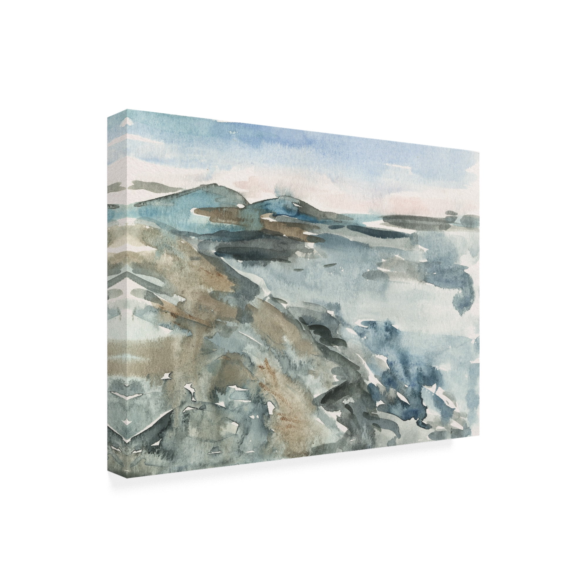 Trademark Fine Art 'Watercolor Views IV' Canvas Art by Melissa Wang