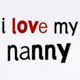 thumbnail image 2 of CafePress - I Love My Nanny Infant Bodysuit - Baby Light Bodysuit, Size Newborn - 24 Months, 2 of 4