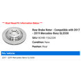 thumbnail image 2 of Rear Brake Rotor - Compatible with 2017 - 2019 Mercedes-Benz GLS550 2018, 2 of 2