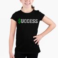 thumbnail image 1 of Girl's Word Art T-shirt - Success, 1 of 2