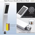 thumbnail image 2 of Bxaolu Handheld Shower Head High Pressure Hand Held Showerhead with 44 Water Outlets, Stainless Steel Shower Wand for Bathroom, 1Pack, 2 of 9
