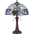 thumbnail image 3 of RADIANCE Goods Tiffany-Style 2 Light VictorianTable Lamp 16" Shade, 3 of 5