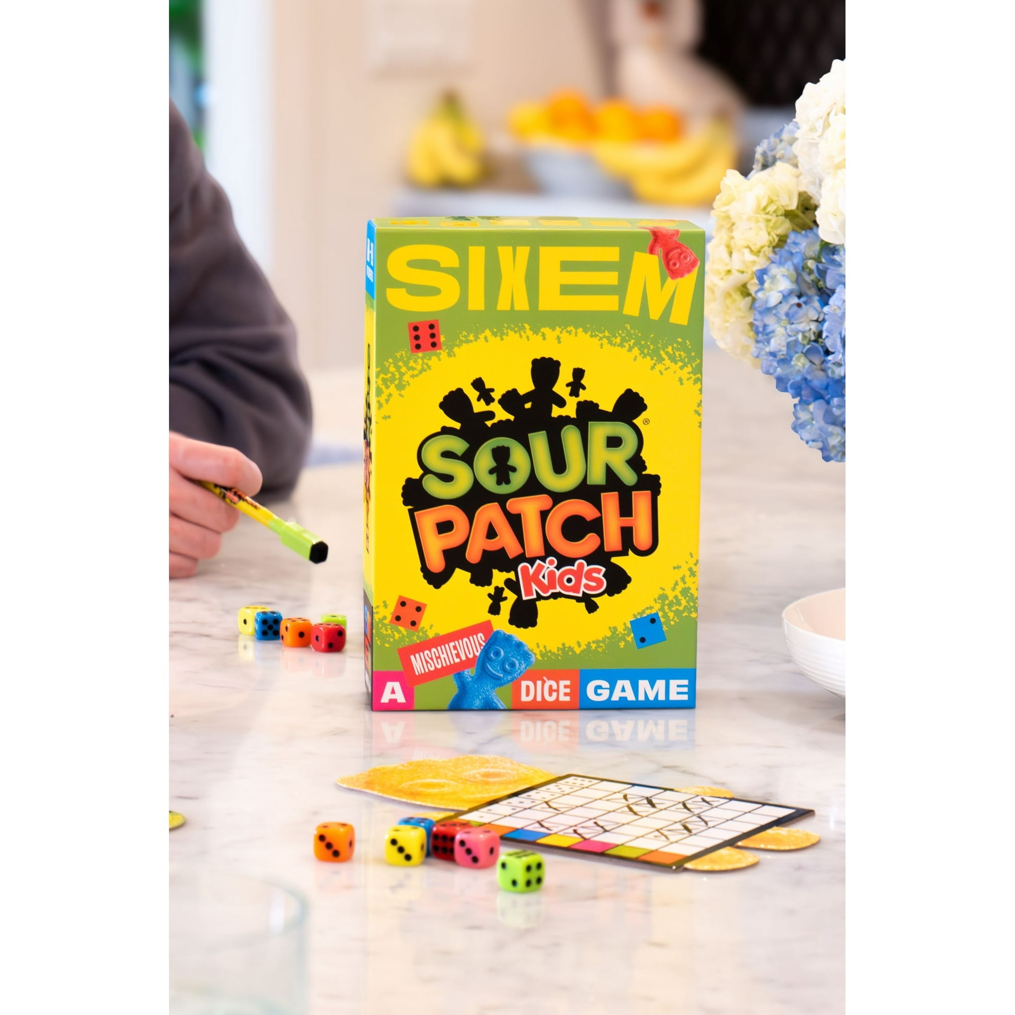 Sixem: Sour Patch Kids Party Game for Ages 13 and up, from Asmodee