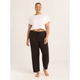 thumbnail image 3 of Joyspun Women’s Sleepwear Knit Cropped Pajama Pants, 25'' Inseam, Sizes S-3X, 3 of 6