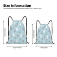 thumbnail image 3 of Bingfone Easter Rabbit Drawstrings Backpacks Bags for Men Women Gym Drawstrings Bag-Small, 3 of 8