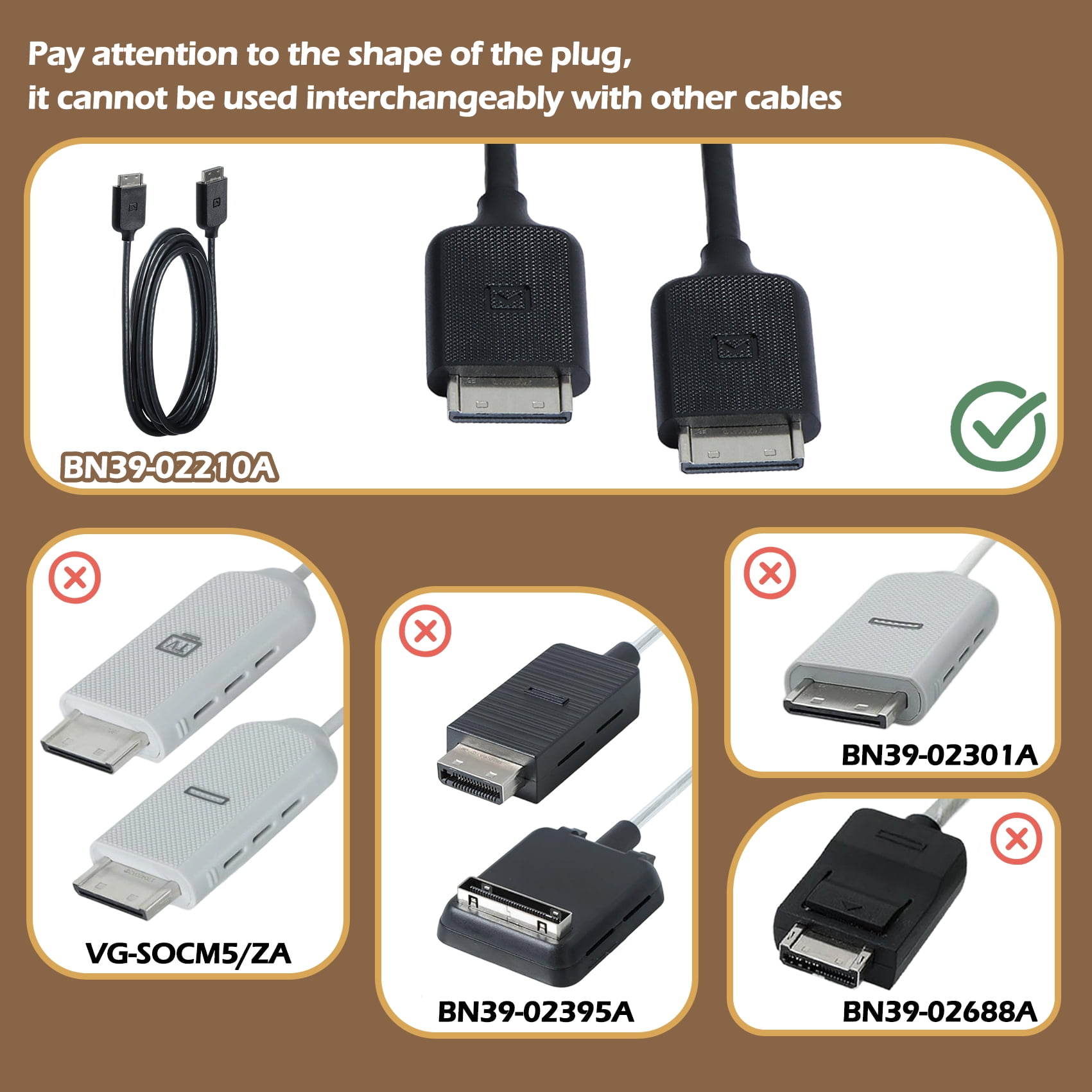 One Connect Cavo HDMI BN39-02015A per serie JS8000 JS8500 JS9000 JS9500 UN49KS UN55KS UN60KS