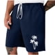 thumbnail image 1 of Mens Casual Shorts Lace-Up Elástico Cintura Bolsillo Ejercicio Fitness Hogar Pantalones de Media Longitud para Diario, 1 of 4