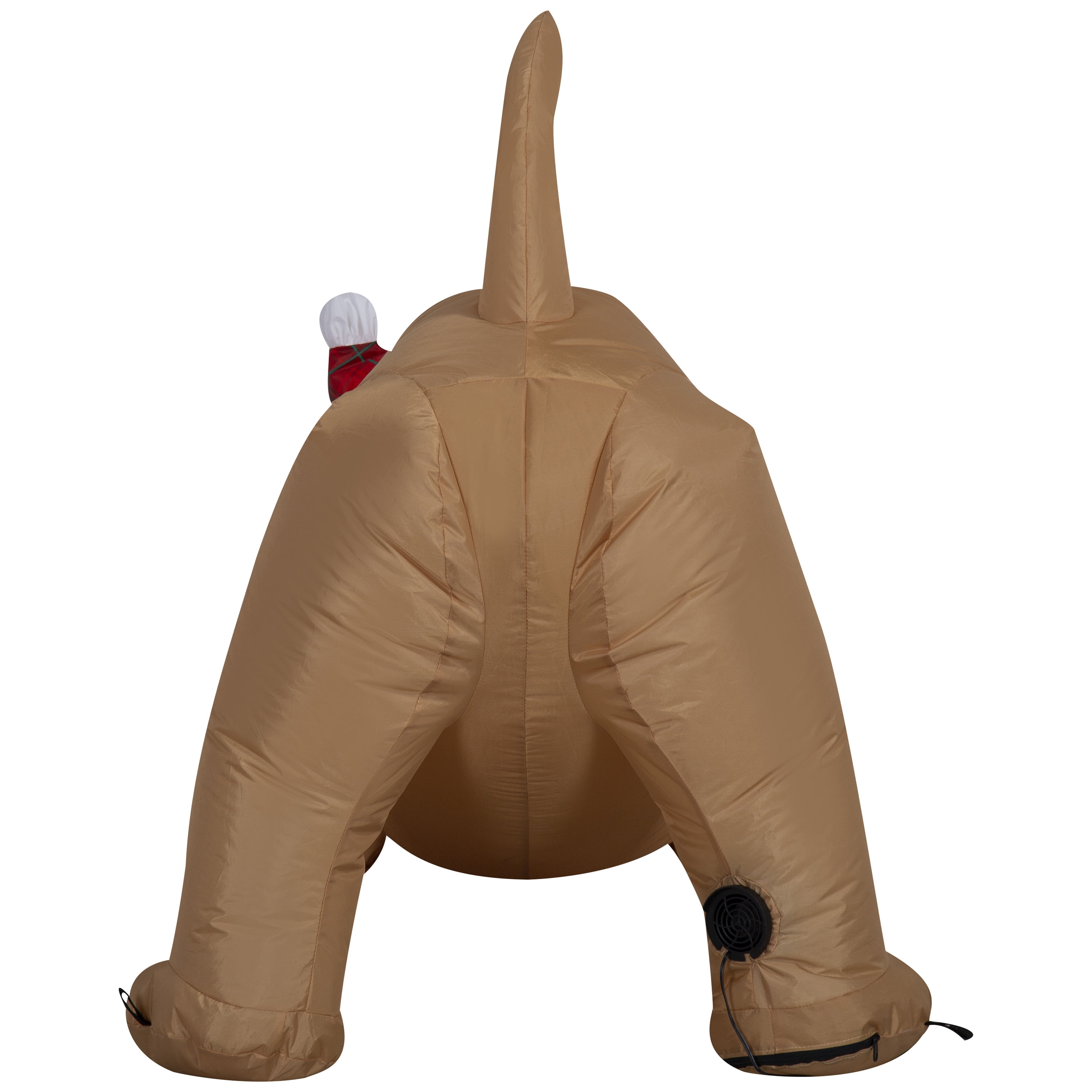 3 ft Playful Dog Christmas Airblown Yard Inflatable, Multicolor, by Holiday Time