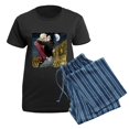thumbnail image 5 of CafePress - Wishing For The Moon Women's Dark Pajamas - Women's Short Sleeve Print T-Shirt and Pants Dark Cotton Pajama Set, 5 of 7