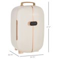 thumbnail image 6 of Spaco Portable Skincare Fridge with LED Display, 12L Mini Fridge for Beauty, Makeup and Cosmetics, Small Refrigerator Cooler for Desktop, White, 6 of 7