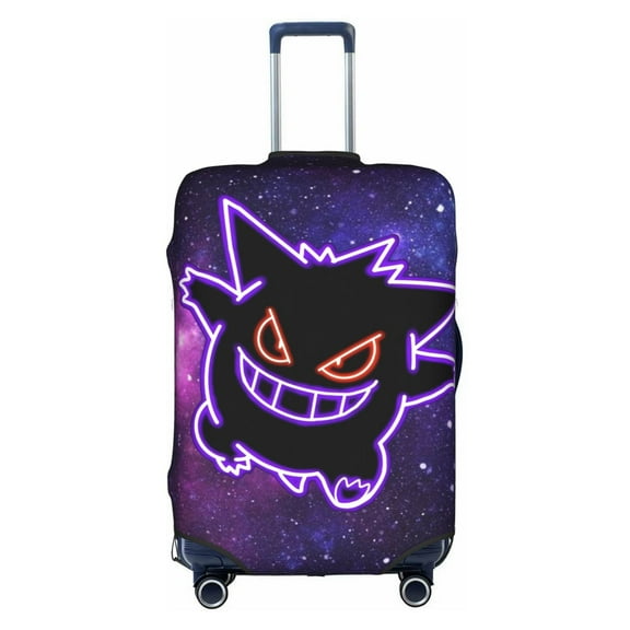 Gengar Travel Luggage Cover, Colorful Suitcase Luggage Protector, Washable Baggage Cover, Dustproof Protector Fits 18-32 Inch Luggage Small