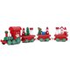 thumbnail image 1 of Feliz Navidad Adorno de tren de madera Decoración navideña para el hogar Regalo de Papá Noel Decoración de año nuevo-cl.-- brillar  Electrónica, 1 of 5