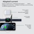 thumbnail image 4 of XGFHYJEH Charging Station, Wireless Charging Station, Charging Station for Multiple Devices, Wireless Charging, 15W 3 in 1 Charging Station, Wireless Charge, for Android, Iphone, Apple, Samsung, Ipad, 4 of 7