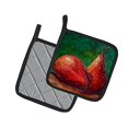 thumbnail image 2 of Carolines Treasures RDR2008PTHD Poires Paire de Porte-Pots, 7,5 x 3 x 7,5 Po., 2 of 3