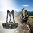 thumbnail image 3 of Fnochy Ultralight Waist Bag, Multifunctional Outdoor Pack, Hiking Pack with Water Bottle Holder, Ergonomic Design for Men, Perfect for Camping and Cycling Adventures, 3 of 9