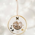 thumbnail image 2 of Pavilion - 4" Gold White Ornament Round 2.36" Photo Holder With Keepsake Card - Family Love - Gift Ready Packaged Set, 2 of 10