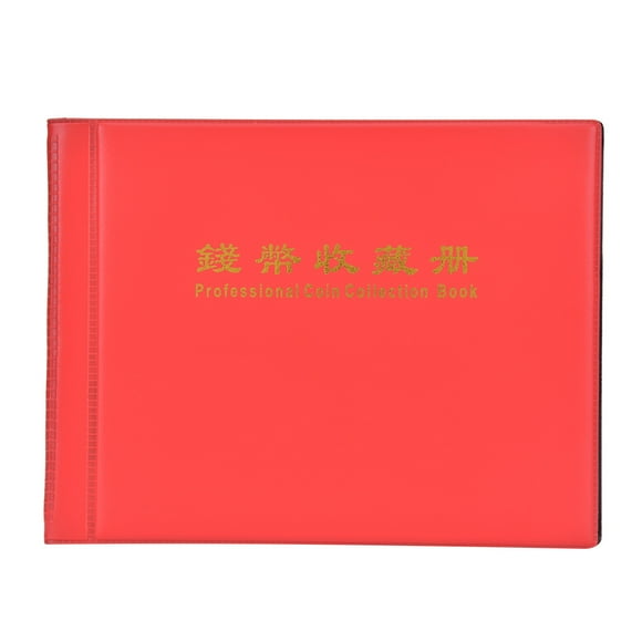 Coin Holder, 29mm Dia Coin Coin Album, Professional Red / Blue for Enthusiast Collection Red,Blue