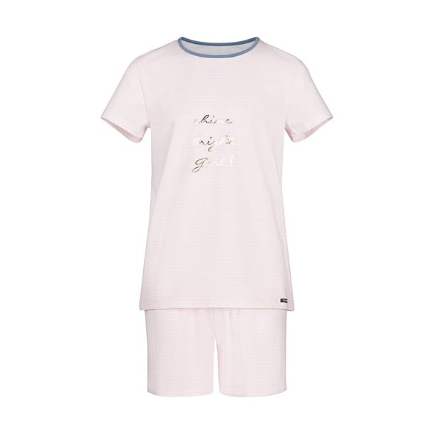 SKINY conjunto de pijama para niñas - corto, niños, 2 piezas, rayas, 140-176 Beige 140