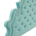 thumbnail image 5 of Modway Gwyneth Tufted Performance Velvet Twin Platform Bed in Mint, 5 of 10
