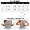 thumbnail image 7 of Women's Ribbed Tank Top, Viscose Sleeveless Round Neck Fitted Cami Shirts for Casual Daily Layering, 7 of 7