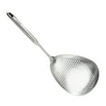 thumbnail image 2 of Cooking Skimmer Slotted Spoon Stainless Steel Food Strainer Ladle with Ergonomic 38cm Handle, 2 of 8