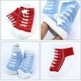 thumbnail image 4 of 6 Pairs 0-6 Month Newbom Baby Sock Cotton Novelty Ankle , Toddler Boys Walkers BootieInfant Slippers Socks For Spring Autumn, 4 of 8