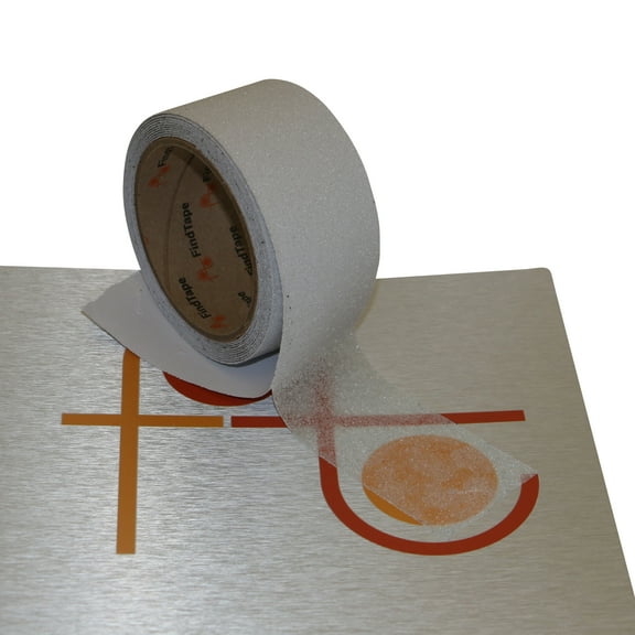 FindTape AST-35 Premium Anti-Slip Non-Skid Tape [Colors, 60 grit]: 2 in. x 10 ft. (Semi-Transparent/Translucent)