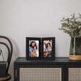 thumbnail image 5 of Americanflat 4" x 6" Hinged Picture Frame for 2 Photos - Black, 5 of 6