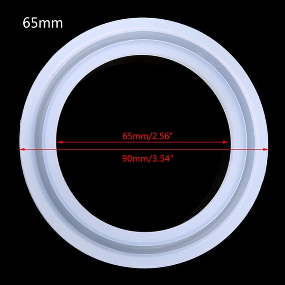Osdhezcn 6 Different Sizes Silicone Jewelry Mold Round Bracelet Bangle Resin Mold Resin