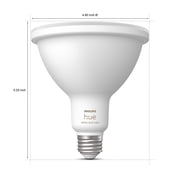 Philips Hue PAR 38 E26 (متوسط) لمبة LED ذات تمكين ذكي تغيير لون 100 واط مكافئ 1 pk