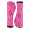 thumbnail image 2 of VONKY 1 Paire Bicyclettes Poignée de Guidon Respirante Antichoc Imperméable à la Poussière Coloré Poignée Extérieure Bar Pièces Rose Rouge 1Set, 2 of 6