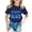 Navy, variant on Girls Autism Awareness Support Theme Tee Inspirational Letter Print Casual Crewneck Short Sleeve Tops Pullover Shirt Support Event T-Shirt