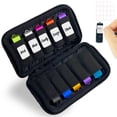 thumbnail image 1 of Estuche para unidad flash USB, material suave, estuche para unidad de pulgar, organizador de soporte para unidad USB, bolsa de accesorios electrónicos portátiles para memoria USB con 10 ranuras, 1 of 5
