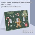 thumbnail image 3 of Yayeee Toggle Light Switch Wall Plate 2-Gang 4.56"x4.48" Decorative Outlet Cover, Christmas Gingerbread, 3 of 7