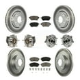 thumbnail image 1 of Transit Auto Front Rear Hub Bearings Assembly Coated Disc Brake Rotors and Ceramic Pads Kit (10Pc) for Car 2019-2021 Mazda 6 Naturally Aspirated - Left Right Side (Driver Passenger) KBB-125787, 1 of 11