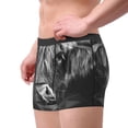 thumbnail image 2 of Fotbe Geometric Bull Design Calzoncillos Tipo Boxer con Bolsa de Soporte Total para Hombre, X-Temp Fresco, Transpirable y de Secado Rápido-Medium, 2 of 5